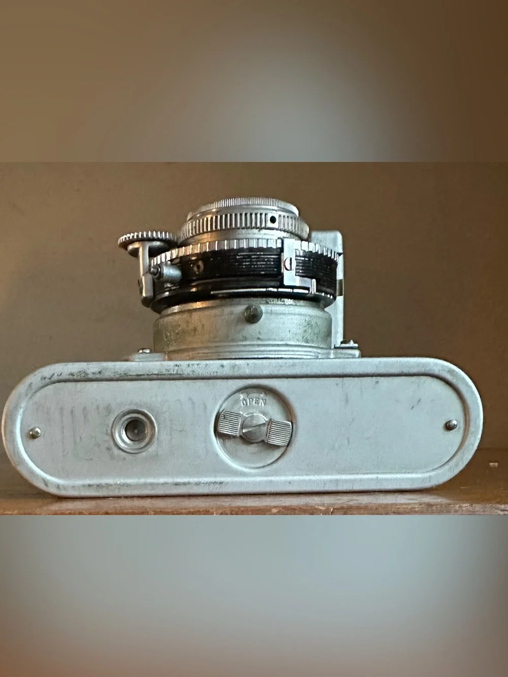 1949 Kodak 35 Rangefinder Camera w/ 50mm Angstar Lens & Leather Field Case